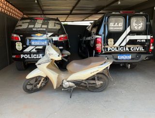 Polícia Civil prende suspeito de roubo e recupera motocicleta em Três Lagoas