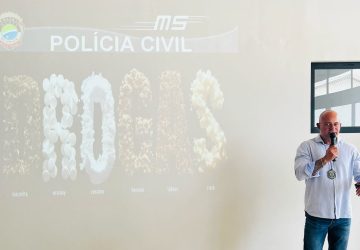 Polícia Civil ministra palestra sobre drogas em escola de Campo Grande