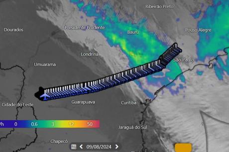 Avião que caiu em Vinhedo enfrentou nuvens de -40ºC e ventos acima de 50 km/h