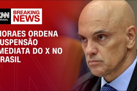 Alexandre de Moraes ordena suspensão imediata do X no Brasil