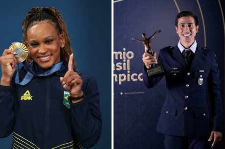 Caio Bonfim e Rebeca Andrade são destaques do Prêmio Brasil Olímpico