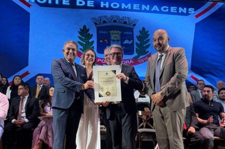 Delegado-Geral da Polícia Civil recebe título de Cidadão Pontaporanense e destaca sua história na fronteira