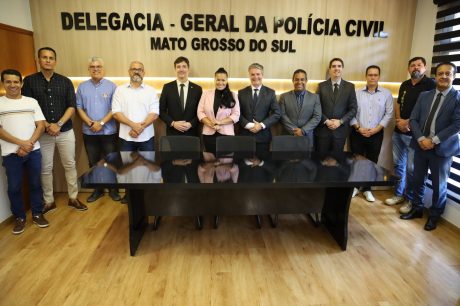 Delegado-Geral recebe visita da nova diretoria do Sindicato dos Policiais Civis