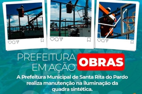 A ILUMINAÇÃO DA QUADRA SINTÉTICA FOI REVITALIZADA PARA VOCÊ APROVEITAR AINDA MAIS