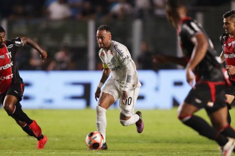 Neymar reestreia, mas Santos empata com o Botafogo-SP