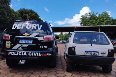 Polícia Civil apreende veículo com sinais identificadores adulterados em Campo Grande