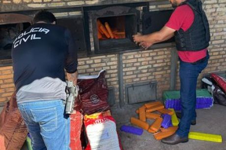 Polícia Civil realiza incineração de 300kg de maconha em Juti