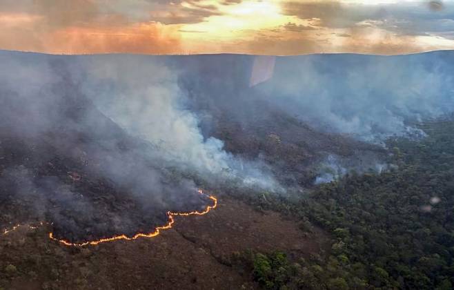 Brasil concentra 76% dos incêndios na América do Sul